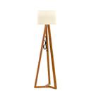 Luminária De Chão Com Cúpula Classic Amêndoa com Off White
