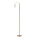 Luminária de chão Globe 67068 Holden Matte Brass 178 cm Luminária de chão Globe 67068 Holden Matte Brass 178 cm
