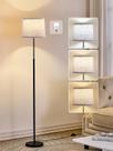 Luminária de chão Hikczc 152cm Linen Shade 9W LED 110V