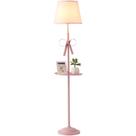 Luminária de chão HYAN Modern LED Pink Bow Decoration 160 cm
