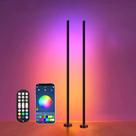 Luminária De Chão LED Inteligente RGB Com Controle Remoto Por APP, Sincronização Musical E Luminária De Chão LED Inteligente RGB Com Controle Remoto Por APP, Sincronização Musical E