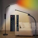 Luminária de chão LED Lanmonlily RGB ajustável 3000-6000K regulável