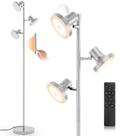 Luminária de chão LED Tree SIBRILLE 36W regulável com controle remoto