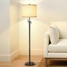 Luminária de chão Qingmiao ajustável 137-170 cm 8W 3000K LED