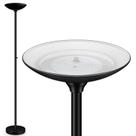 Luminária de chão Torchiere AUQUEE 30W 3600LM LED 180cm preta Luminária de chão Torchiere AUQUEE 30W 3600LM LED 180cm preta