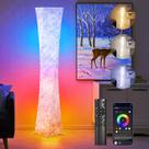 Luminária de Chão WORLD WIN 155 cm RGB LED com Sincronização de Música e Controle por App