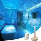 Luminária de Chuveiro Kzictrs Sem Fio à Prova dÁgua com 16 Cores e Controle Remoto Luminária de Chuveiro Kzictrs Sem Fio à Prova dÁgua com 16 Cores e Controle Remoto