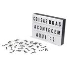 Luminária De Cinema Light Box 96 Letras Números 20X15 A5