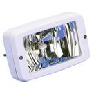 Luminária de convés halógena embutida Marinco 12V 55W branca ML-005NWW