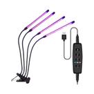 Luminária de Crescimento para Plantas com 10 Níveis de Intensidade - LED USB com Temporizador