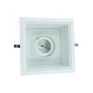 Luminária De Embutir Branco Fosco Bella Luce BL1261/1 Luminária De Embutir Branco Fosco Bella Luce BL1261/1