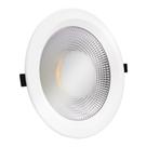 Luminária De Embutir Downlight Spot Led Cob 30w Luz Quente ( AMARELA )