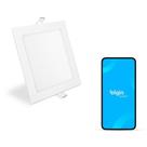 Luminária De Embutir Quadrada Smart 18W Com E Home Bivolt Luminária De Embutir Quadrada Smart 18W Com E Home Bivolt