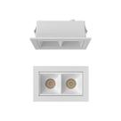 Luminária de Embutir Spot Picco Led 2 focos 4W 12 - Branco
