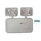 Luminária De Emergência 2 Faróis 1200L 6500K Bivolt
