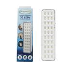 Luminária De Emergência Bivolt 30 Leds Super Slim Segurimax Luminária De Emergência Bivolt 30 Leds Super Slim Segurimax