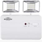 Luminária de Emergência Bloco Autônomo LED 02 Faróis 10W
