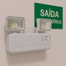 Luminária de Emergência Led Luminosa Externa Interna Bivolt