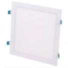 Luminária De Led Plafon 42w Quadrado Branca Neutra 4000k Embutir Bivolt Slim Gesso Teto 40x40