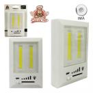 Luminária De Led Regulável 3w Sem Fio Dupla Face E Imã Pilha