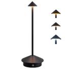 Luminaria de Mesa 3 Tons LED USB Bateria Recarregavel Controle de Intensidade Abajur Touch Home Office Iluminaçao Quarto Cabeceira Enfeite Decorativo