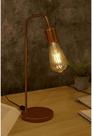 Luminária De Mesa Abajur de Cabeceira L De Quarto Sala Retro Vintage Industrial Moderno Bivolt Rose Gold