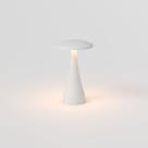 Luminária de Mesa Abajur LED Donna Ring Light Interlight - Portátil Sem Fio - Branco