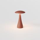 Luminária de Mesa Abajur LED Donna Ring Light Interlight - Portátil Sem Fio - Ocre