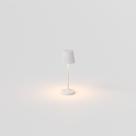 Luminária de Mesa Abajur LED Mini PL Interlight - Portátil Sem Fio - Branco