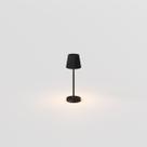 Luminária de Mesa Abajur LED Mini PL Interlight - Portátil Sem Fio - Preto