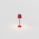 Luminária de Mesa Abajur LED Mini PL Interlight - Portátil Sem Fio - Vermelho