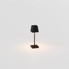 Luminária de Mesa Abajur LED Mini QD Interlight - Portátil Sem Fio - Preto