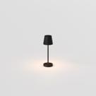 Luminária de Mesa Abajur LED Mini TN Interlight - Portátil Sem Fio - Preto