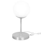 Luminária de mesa abajur Orby Escovado