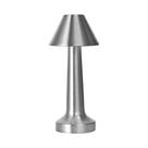 Luminária de Mesa Abajur Prata Touch Led 3W 3 em 1 Regarregável