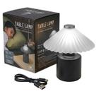 Luminaria de Mesa Abajur Touch Sala LED Recarregavel USB Iluminaçao Leitura Estudo Regulavel Cabeceira Quarto Decoraçao