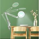 Luminária de Mesa Articulada Led Ring Light com Aumento 8x + Garra Escritório Luminária de Mesa Articulada Led Ring Light com Aumento 8x + Garra Escritório