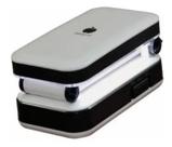 Luminária De Mesa Articulável 24 Leds Dp Led 666 Branca