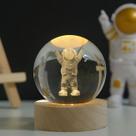 Luminária de Mesa Bola de Cristal Efeito 3D Incrivel Galáxia