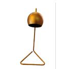 Luminária De Mesa Bolinha Dourado 1 Lamp. - Juni