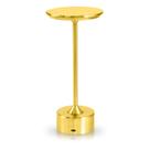 Luminária de Mesa Candeeiro Led Dourada Sem Fio Tutto Home Recarregável Grande
