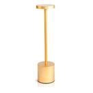 Luminária de Mesa Candeeiro Led Dourado Sem Fio Tutto Home Recarregável
