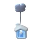 Luminária de Mesa Casinha Coelho Infantil - Quarto Cor:Azul