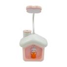 Luminária de Mesa Casinha Coelho Infantil - Quarto Cor:Rosa