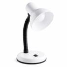 Luminária de Mesa Clássica Articulada E27 Bivolt Branca