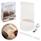 Luminaria De Mesa Com Tela Para Escrever Art House