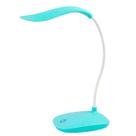 Luminária de Mesa com USB e Pilhas Ideal para Estudo Leitura cor:Azul Luminária de Mesa com USB e Pilhas Ideal para Estudo Leitura cor:Azul
