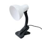 Luminaria de mesa de plástico com presilha garra bivolt 30cm