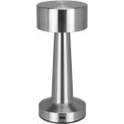 LUMINARIA DE MESA DECORATIVO ENFEITE LED USB HOME&CO METAL 22x9x9cm PRATA LUMINARIA DE MESA DECORATIVO ENFEITE LED USB HOME&CO METAL 22x9x9cm PRATA