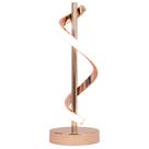 Luminária de Mesa Espiral Moderna Sala Quarto Escritório 12W